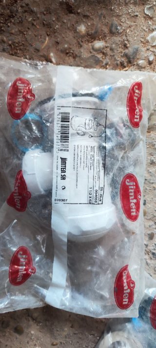 Sifón botella lavabo/bidé 1 1/2 x 63 PVC 40 Jimten