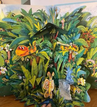 LIBRO CUENTO 3D POP-UP LA SELVA TROPICAL