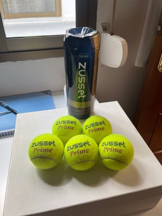 Lote de 5 pelotas de pádel  Zusset Prime
