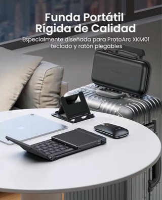 Teclado Plegable Bluetooth XKM01 + Ratón
