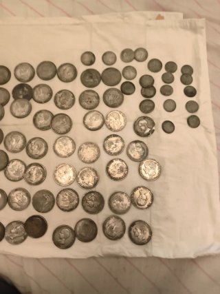 Monedas 5 Pesetas Plata España Siglo XIX