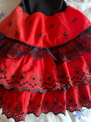 Vestido Flamenca para muñeca