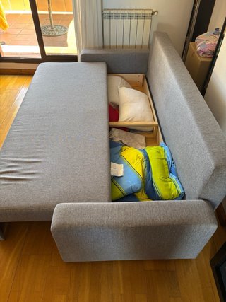 Divano Letto Grigio Ikea