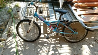 Bicicleta infantil azul Decathlon