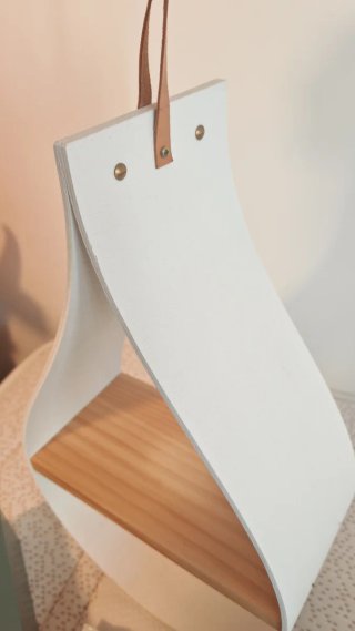 Estantería Gota Blanca y Madera