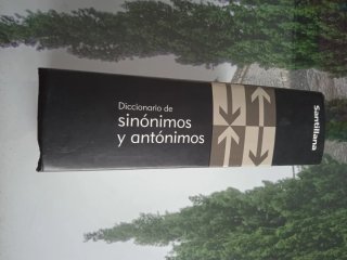 Diccionario de sinónimos y antónimos