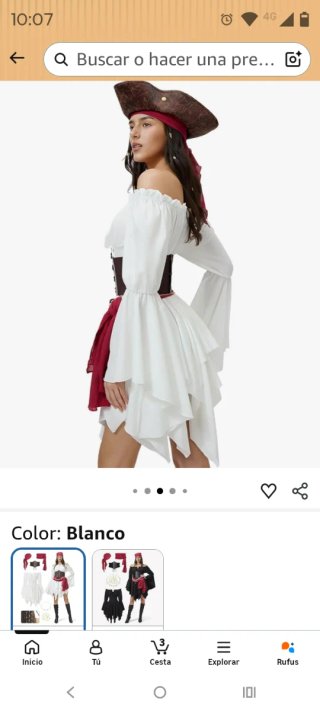 Costume da pirata Geehora da donna taglia unica