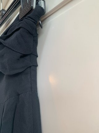 Vestido gasa Mango T/38 Negro