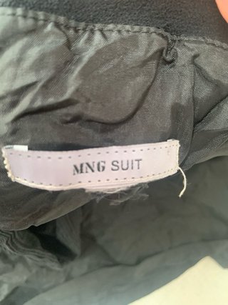 Vestido gasa Mango T/38 Negro