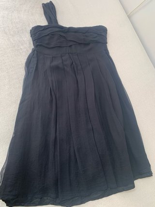 Vestido gasa Mango T/38 Negro