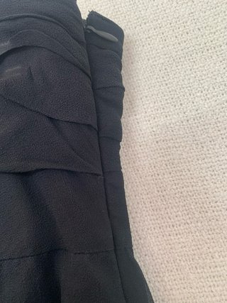 Vestido gasa Mango T/38 Negro