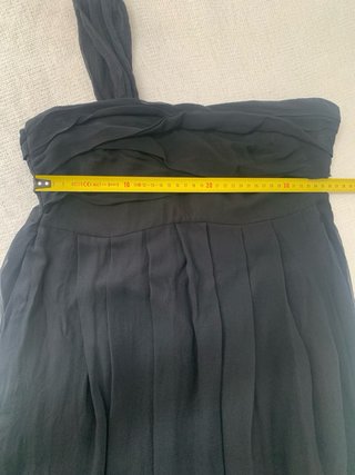 Vestido gasa Mango T/38 Negro