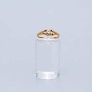 Anillo Oro 18k con Piedra Central