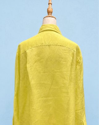 Blusa Zara Linho Amarela