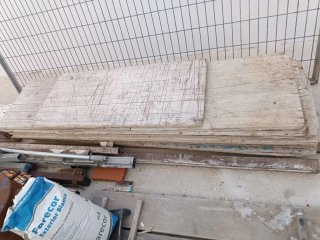 Tableros de encofrado obra 10uds + 3mitad