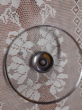 Coperchio in vetro temperato diam 20 cm nuovo