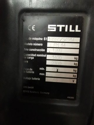 Carretilla retráctil STILL FM14 (2 unidades)