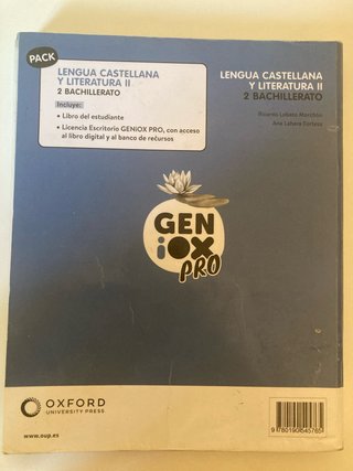 Lengua castellana y literatura II. Libro del es...