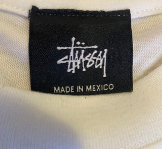 Camiseta Stüssy x Nike World Tour Blanca