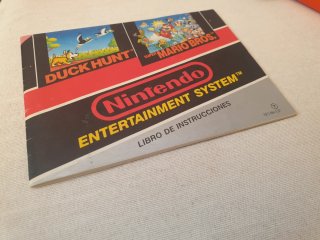 Pack Zapper+Manual+Cartucho mario duck Nintendo