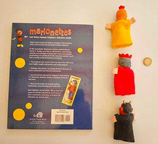 Catálogo precios Marionetas y Títeres 1998.