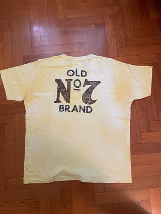 Maglietta Guru uomo vintage anni 2000 gialla XXL