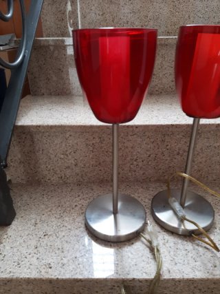 Lámparas Eglo Rojas