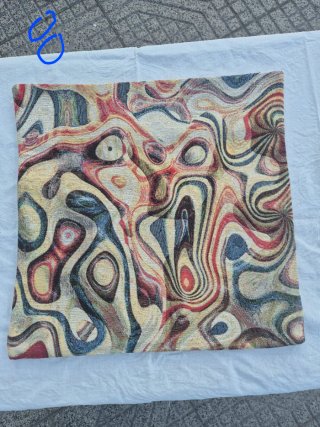 Almofadas decorativas tecido multicolor