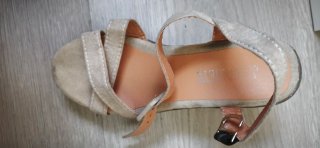 Sandalias cuña JIANEYE beige