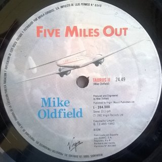 MIKE OLDFIELD Five Miles Out