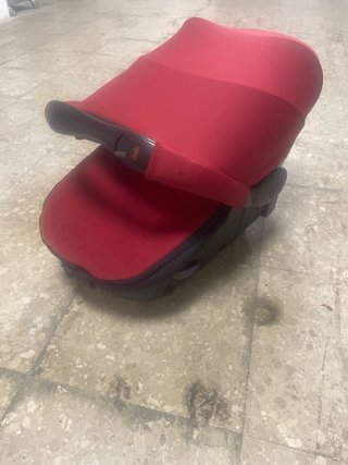 Asiento Cuna Bebé Viaje Rojo/Negro