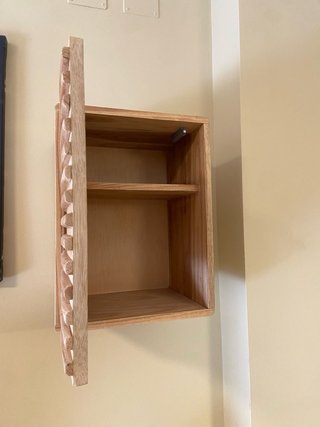 Set 2 Estantes Madera Natural Sklum