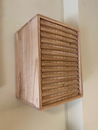Set 2 Estantes Madera Natural Sklum
