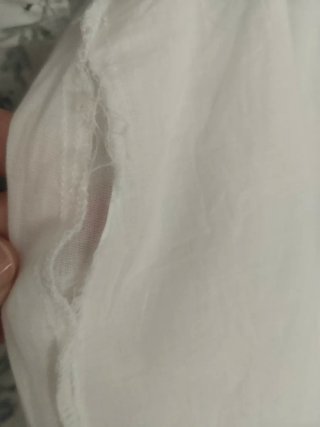 Vestido Zara floral blanco