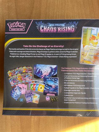 Pokemon Chaos Rising ETB Pokemon Center Sealed