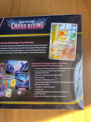 Pokemon Chaos Rising ETB Pokemon Center Sealed