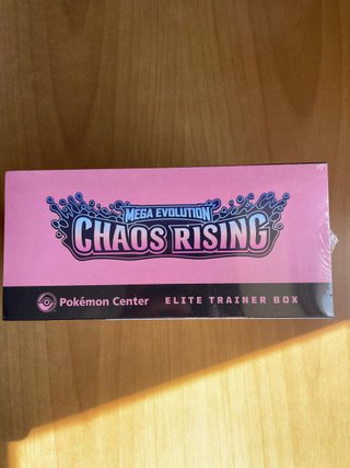 Pokemon Chaos Rising ETB Pokemon Center Sealed