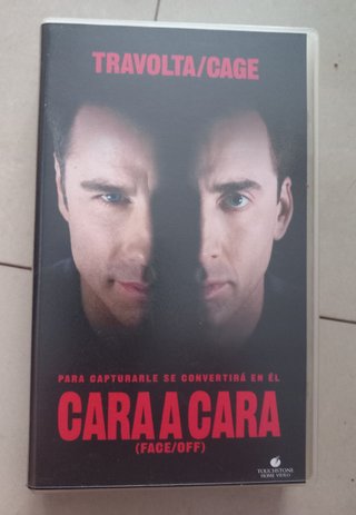 VHS Cara a Cara (Face/Off) Travolta Cage