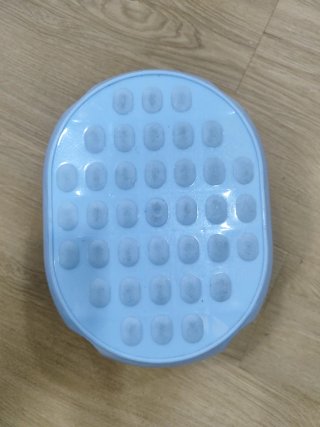 Taburete/Reposapiés Azul