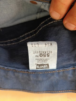 Pantalón corto vaquero Levi's 550 Talla L