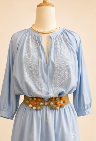 Vestido azul Natura