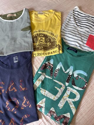 Lote 5 Camisetas Springfield Talla M