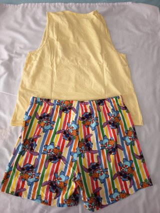 Pijama Verano Disney T. S/M Stitch