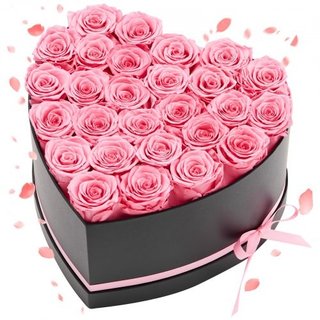 Flores Eternas, 27 Rosas Preservadas en una Caja e