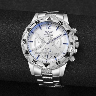 Reloj Zhowe Acero Lujoso Grande