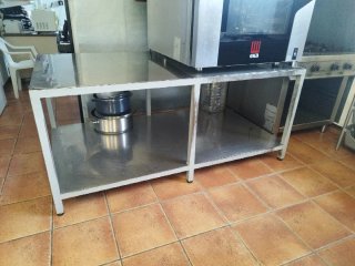 Mesa Trabajo Hostelería Hierro/Acero Inox