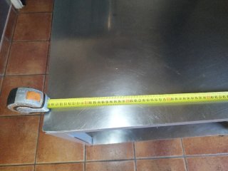 Mesa Trabajo Hostelería Hierro/Acero Inox