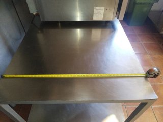 Mesa Trabajo Hostelería Hierro/Acero Inox