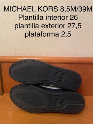 MICHAEL KORS - zapatillas piel y charol 39