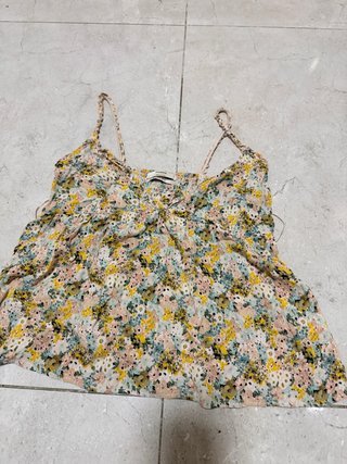 Blusa floral tirantes